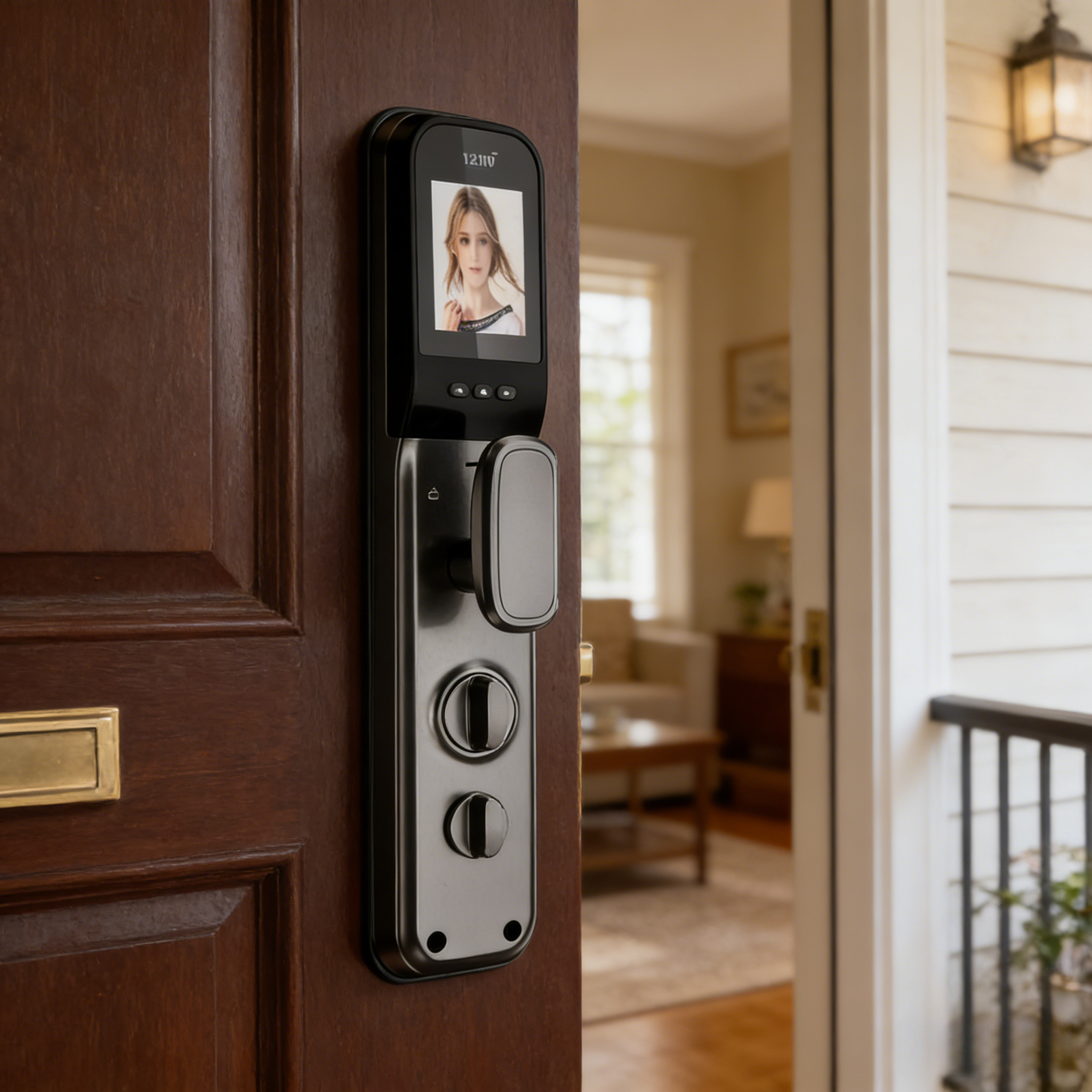 Home Security Cameras - HX5 Smart Door Lock 3D Face