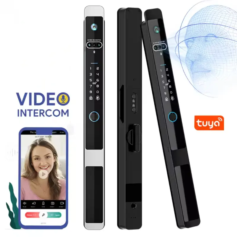 Door Lock Smart Keypad - Camera video intercom Waterproof IP65 Automatic