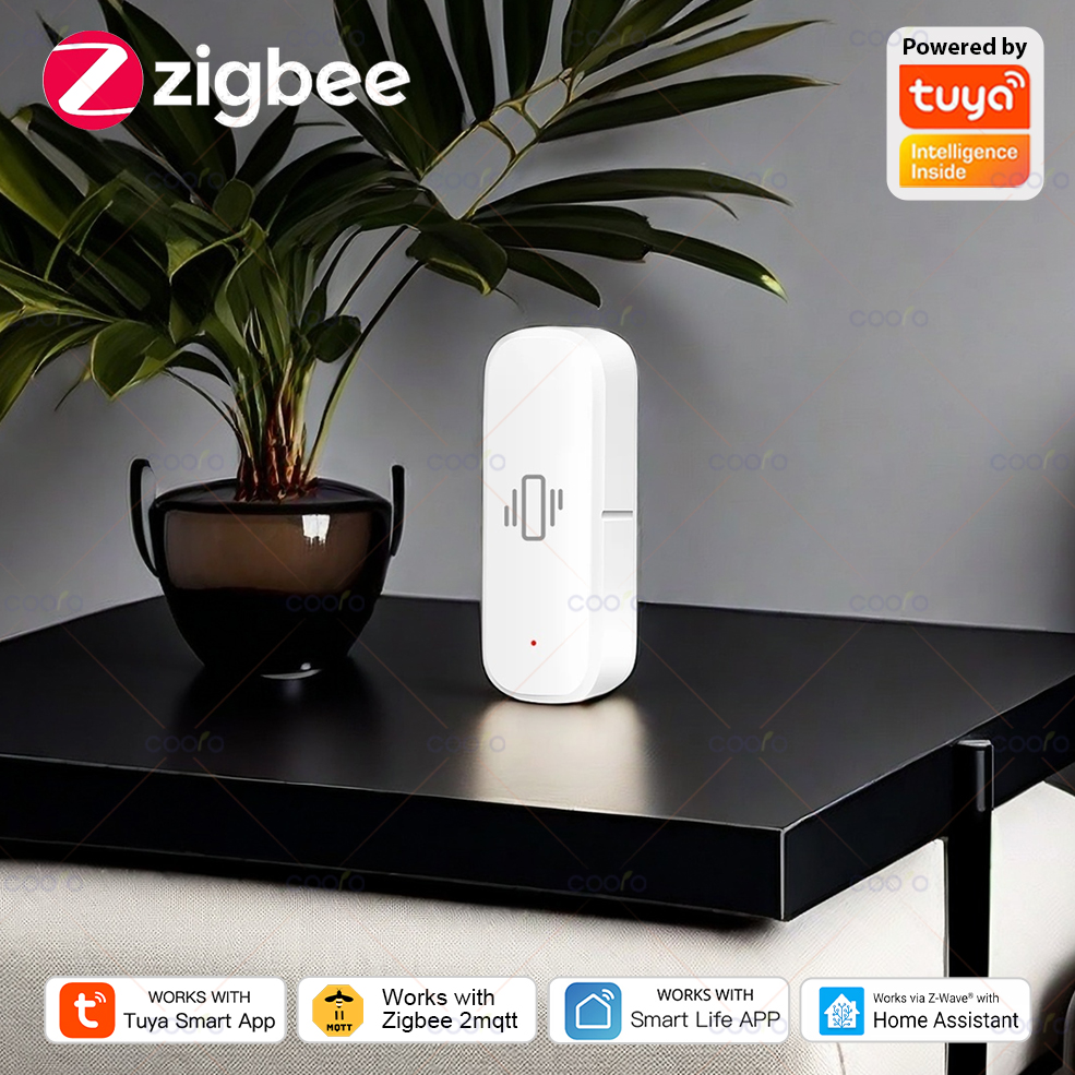 Home Security Gadgets - Smart ZigBee Vibration Sensor App Monitor