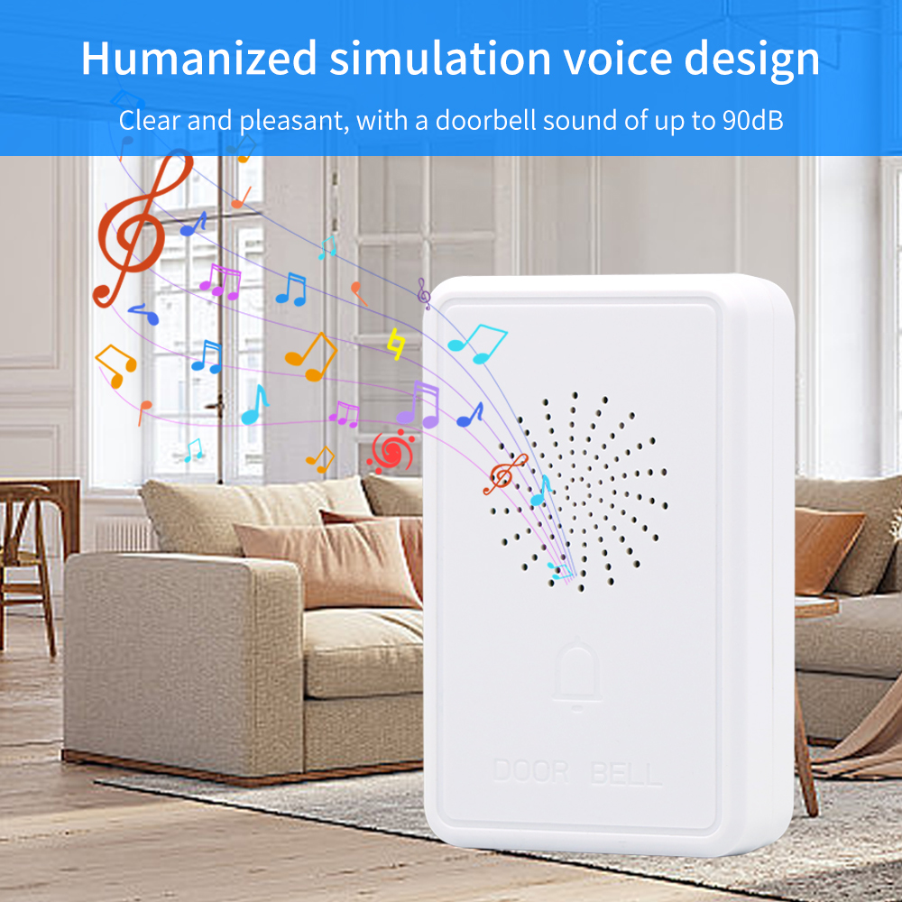Home Security Ring System - 4Wire Wired Doorbell DC12V Access Control