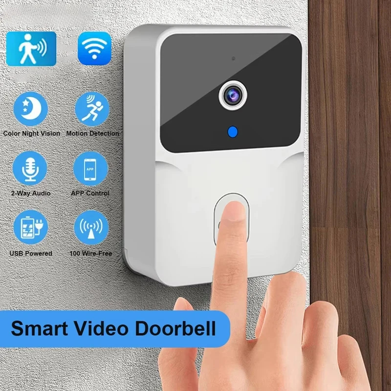 Home Security Bell - Smart Home WiFi Video Doorbell Wireless