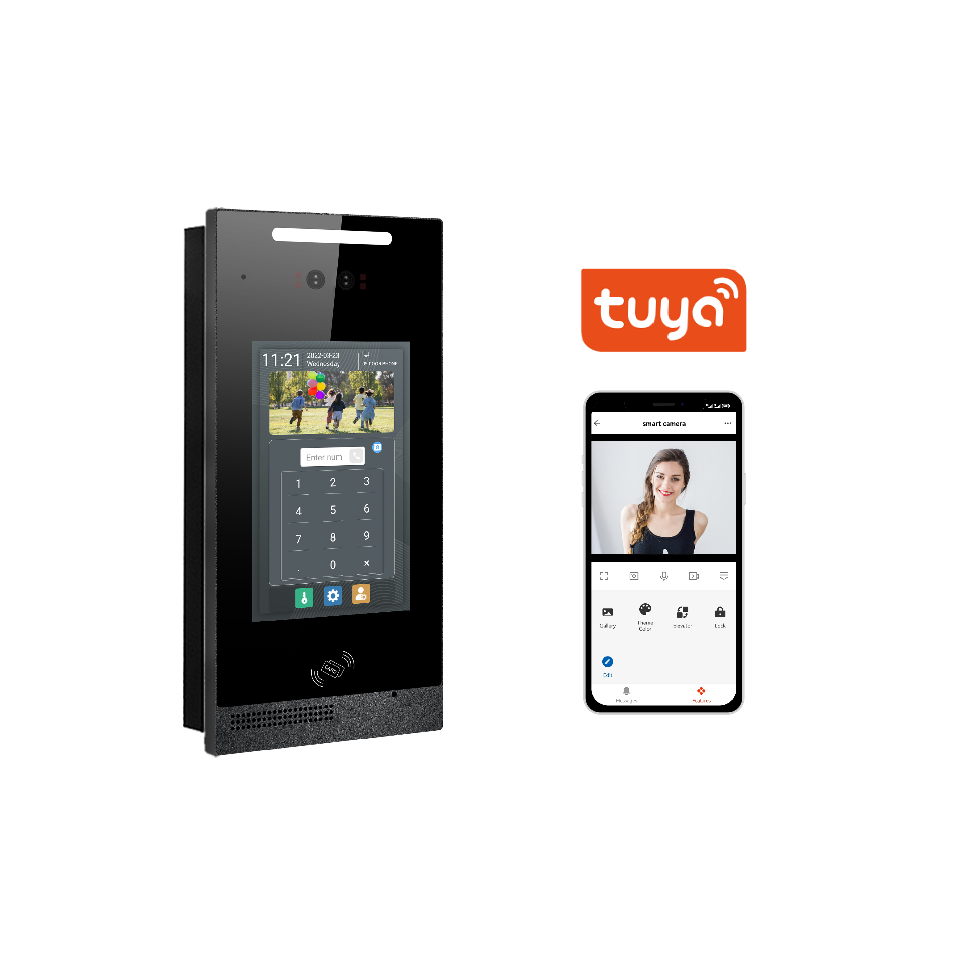 Home Security Ring System - Customized 1080P HD TCP/IP Intercom System