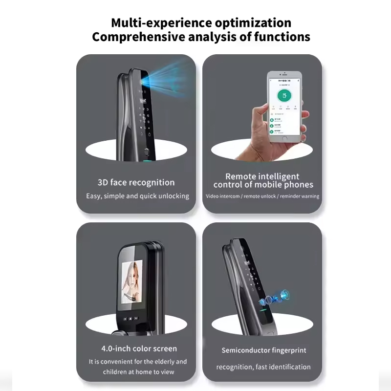 HX5 Smart Door Lock 3D Face Re – обзор и цена Home Security Cameras