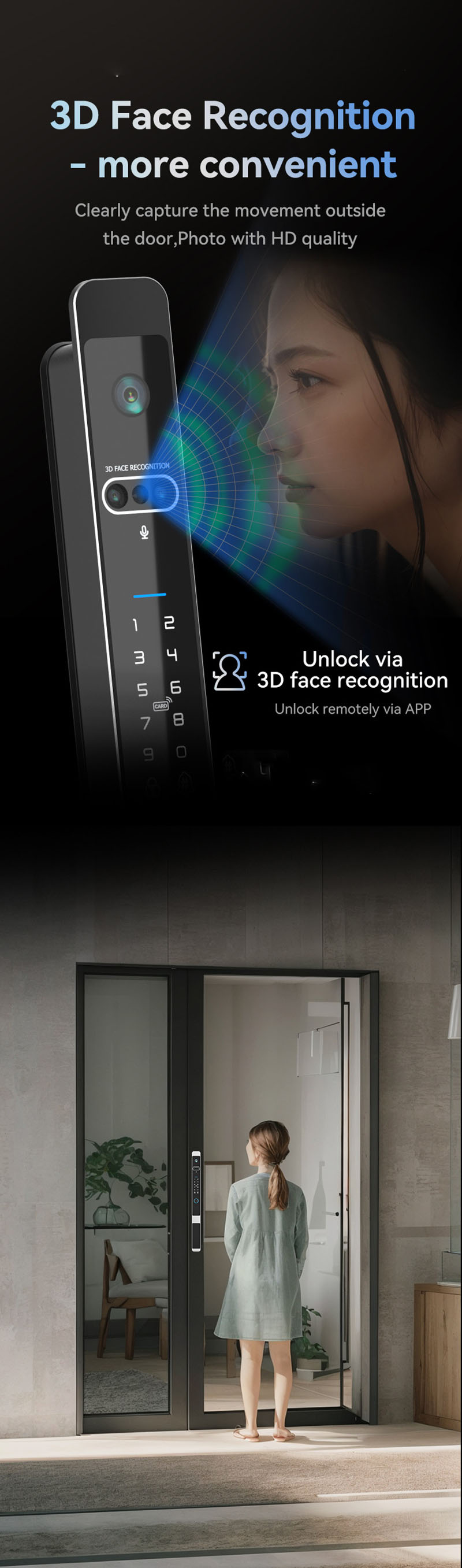 Camera video intercom Waterpro – обзор и цена Door Lock Smart Keypad