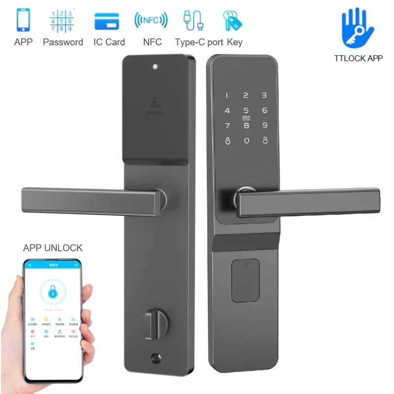 TTlock Hotel Lock Smart Door L – обзор и цена Door Lock Smart Keypad