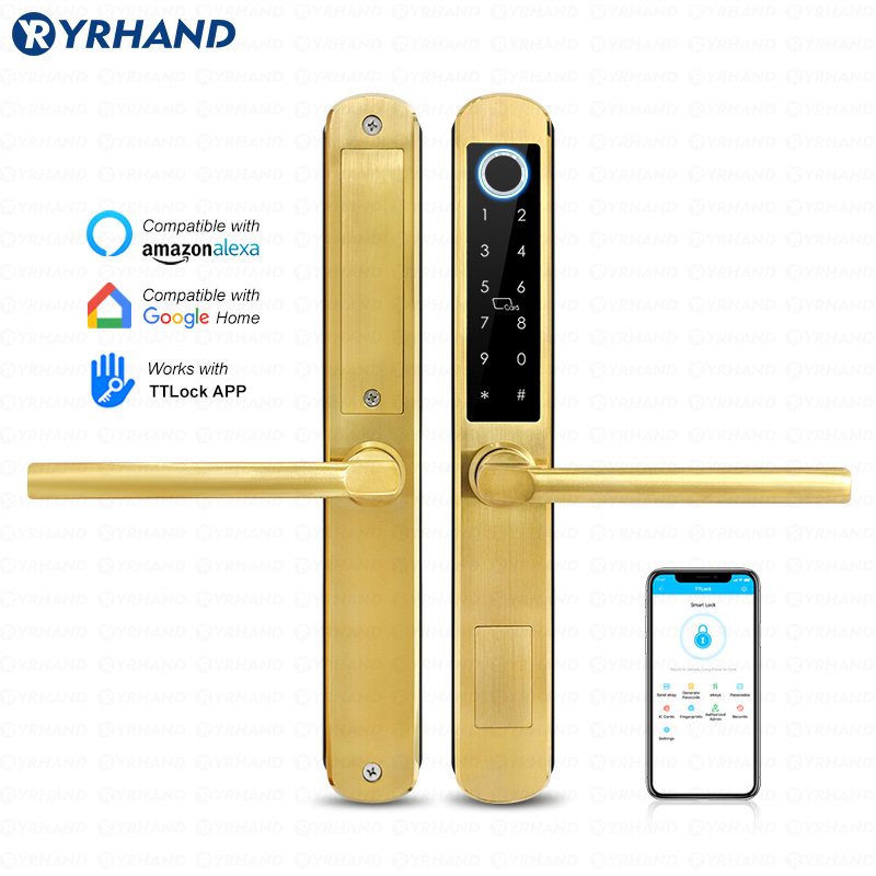 IP66 Gold Stainless steel Slid – обзор и цена Door Lock Smart Keypad