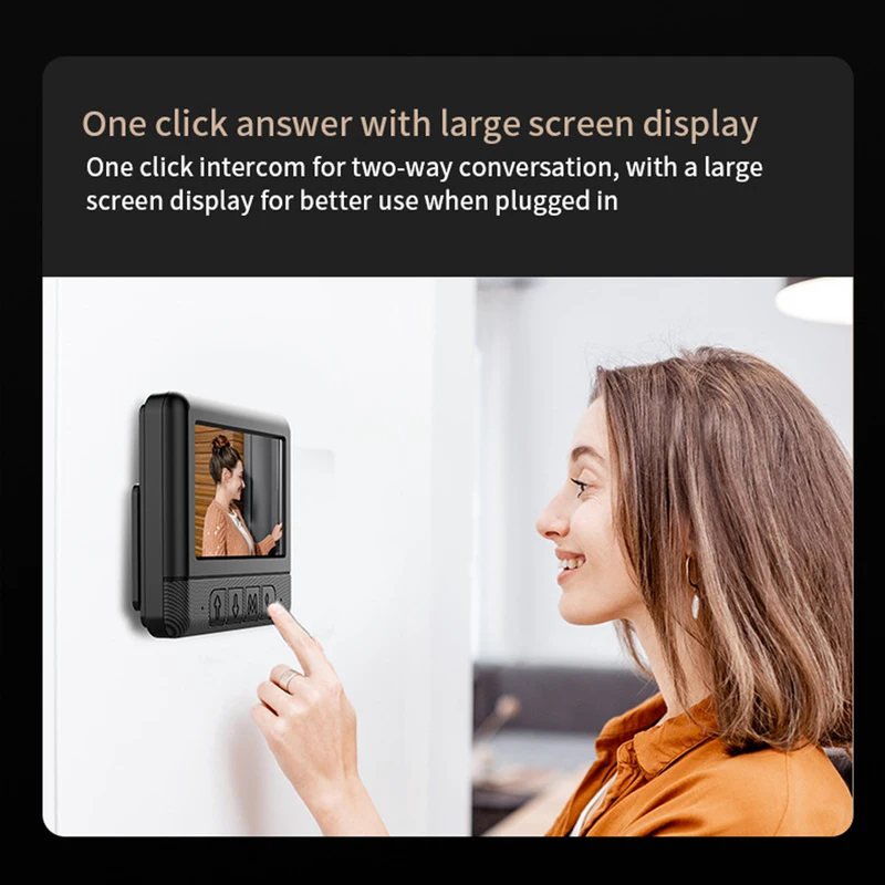 4.3’’video Doorbell 2.4G 130°  – обзор и цена Home Security Bell