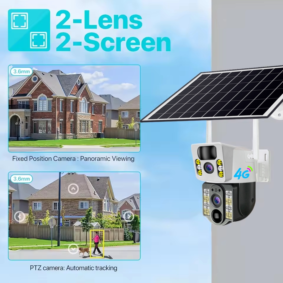 4K 8MP Wireless Solar Camera 4 – обзор и цена Home Security Outdoor Camera System