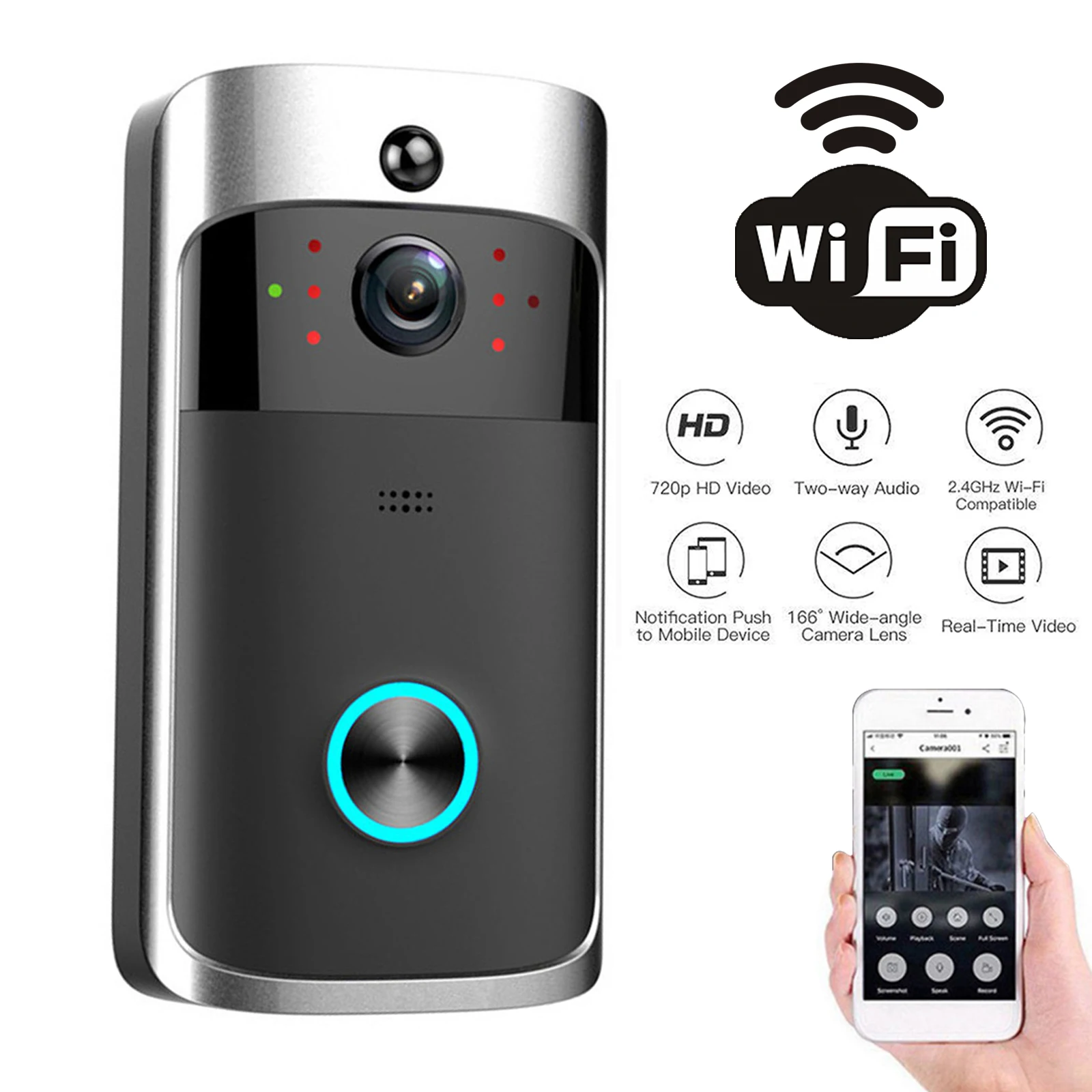 2026 NEW V5 Video Door Bell Wi – обзор и цена Home Security Bell