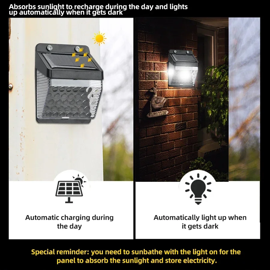 LED Solar Light PIR Motion Sen – обзор и цена Solar Security Light