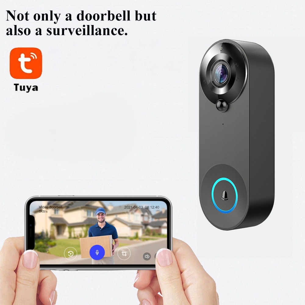 Tuya 1080P Wireless WIFI Doorb – обзор и цена Home Security Bell