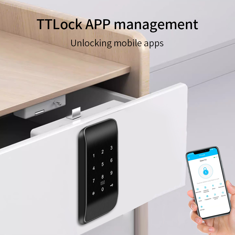 TTLOCK APP Smart Cabinet Lock  – обзор и цена Door Lock Smart Keypad