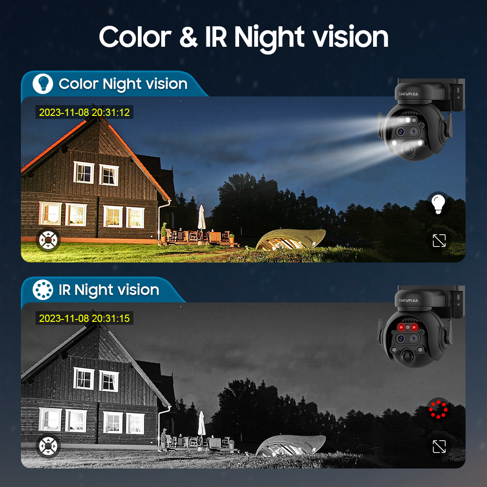 SHIWOJIA 12X Zoom 4G LTE Solar – обзор и цена Home Security Outdoor Camera System