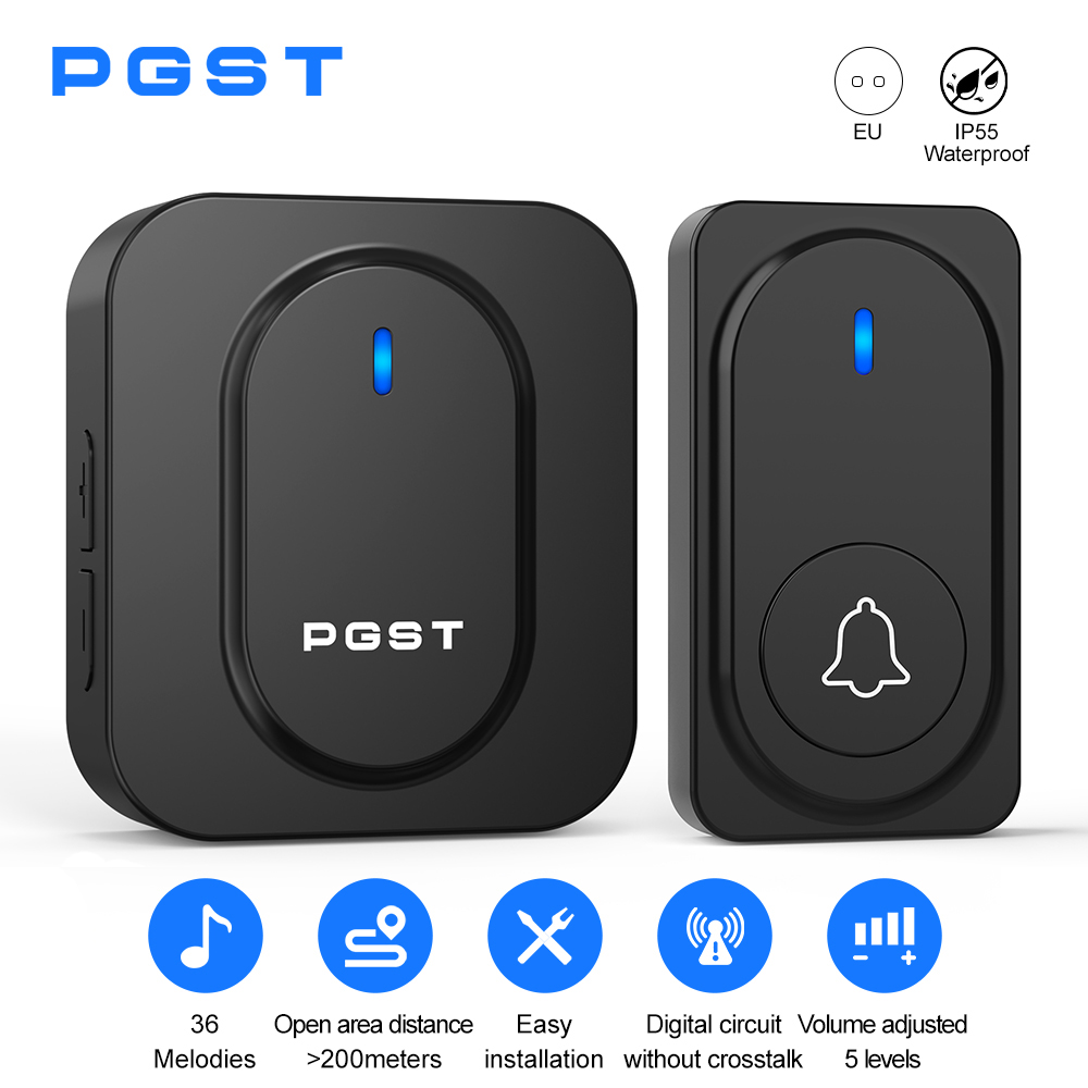 PGST Wireless Doorbell 36 Chim – обзор и цена Home Security Bell