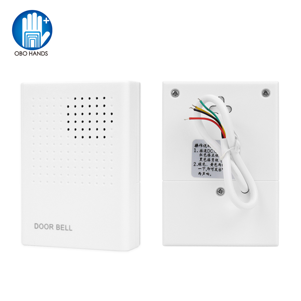 4 Wires Wired White Doorbell D – обзор и цена Home Security Ring System