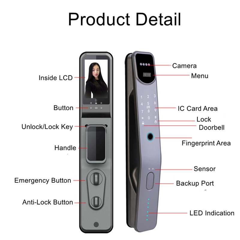Tuya Wifi Electronic Fingerpri – обзор и цена Door Lock Smart Keypad