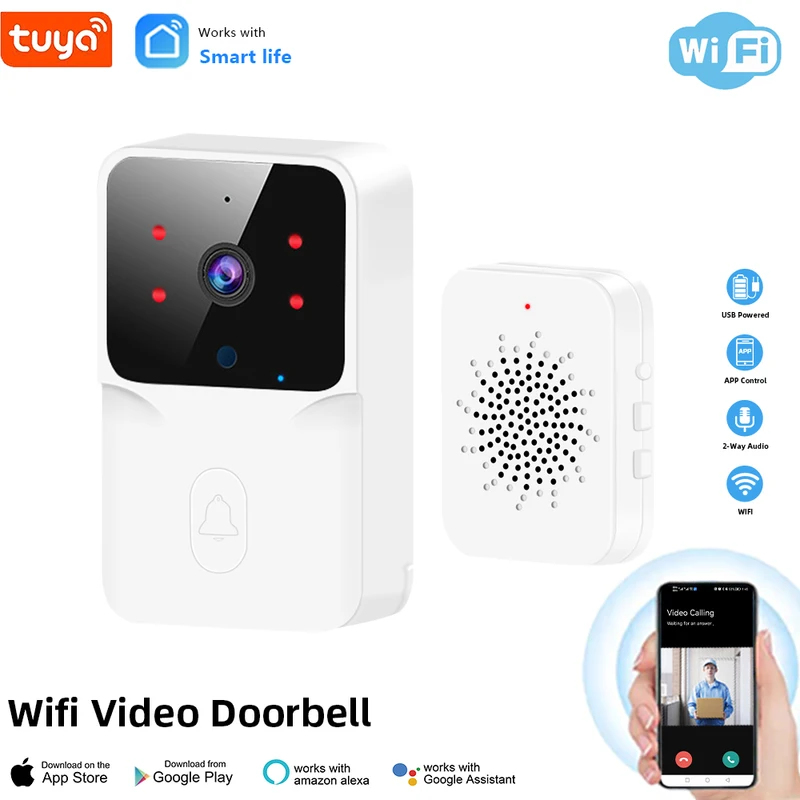 Tuya WiFi Video Doorbell Wirel – обзор и цена Home Security Bell