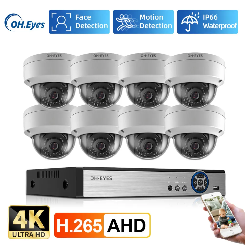 Home Security 8MP H.265+ 4CH 4 – обзор и цена Home Security Outdoor Camera System