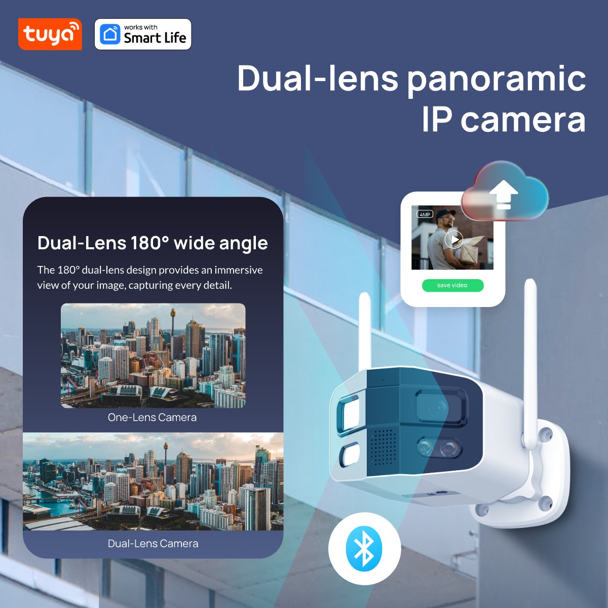 Tuya Smart 4MP 2.5K Dual-Lens  – обзор и цена Home Security Eufy