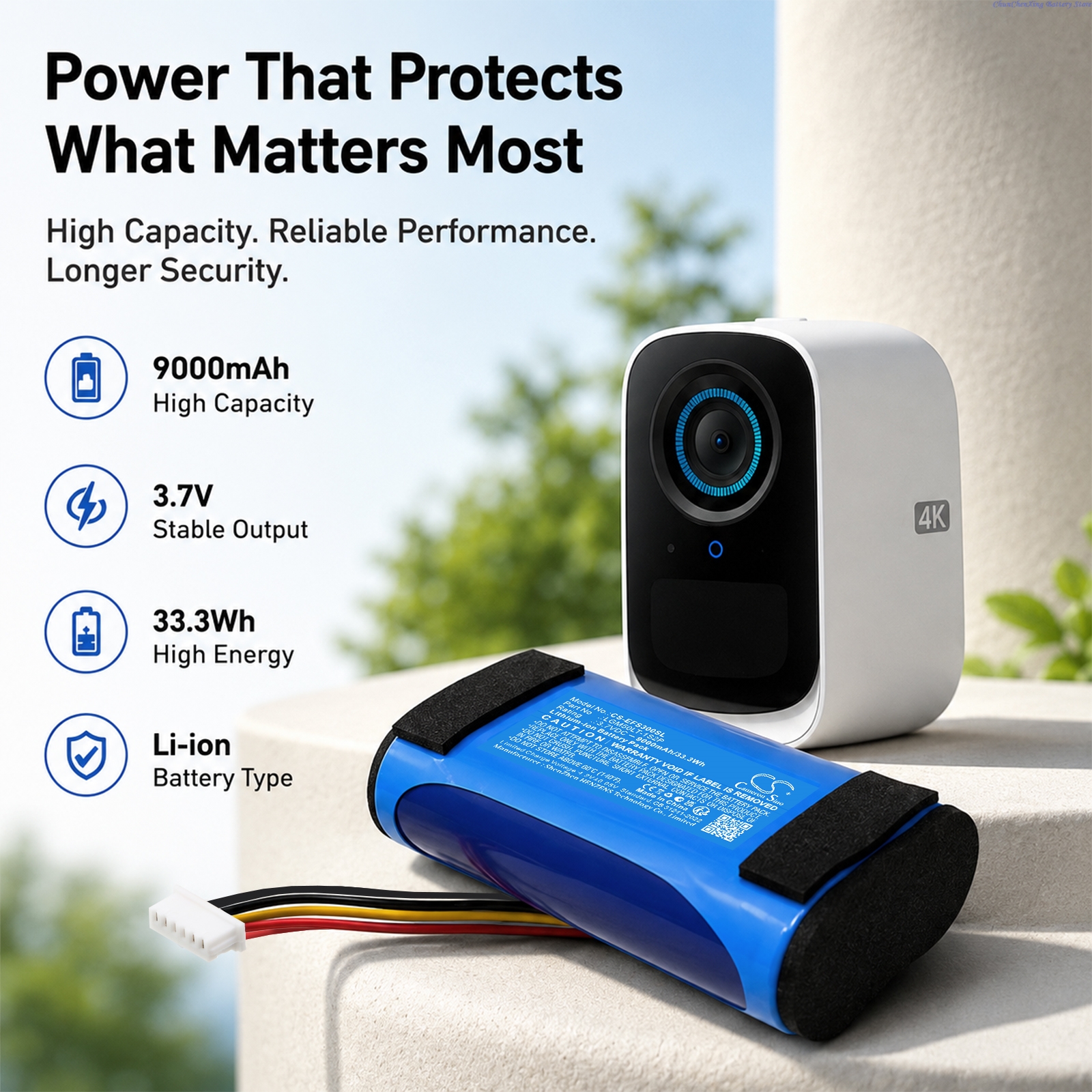 3.7V 9000mAh/10000mAh Replacem – обзор и цена Home Security Eufy