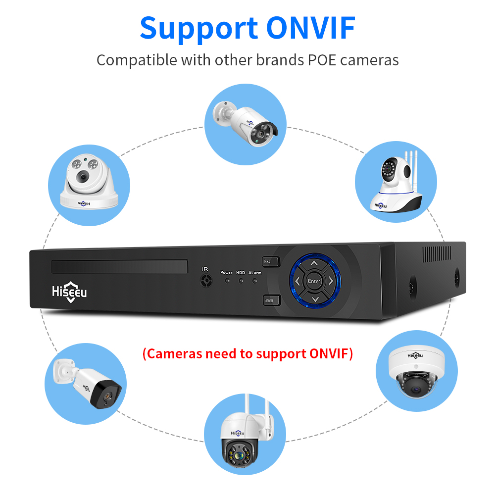 Hiseeu 4CH 10CH 16CH 4K 8MP 5M – обзор и цена Home Security Cameras