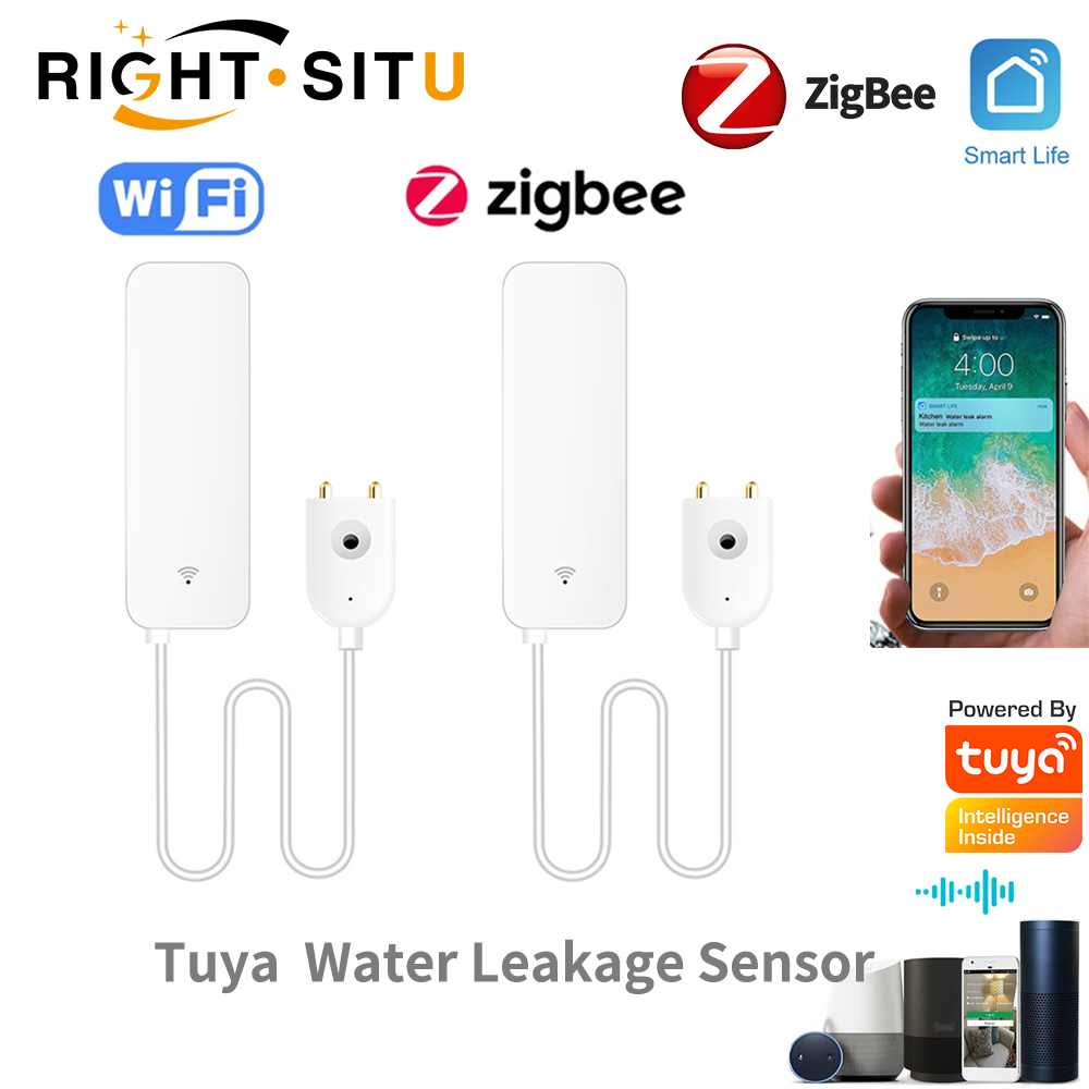 Tuya WiFi Water Leak Sensor, W – обзор и цена Home Security Gadgets