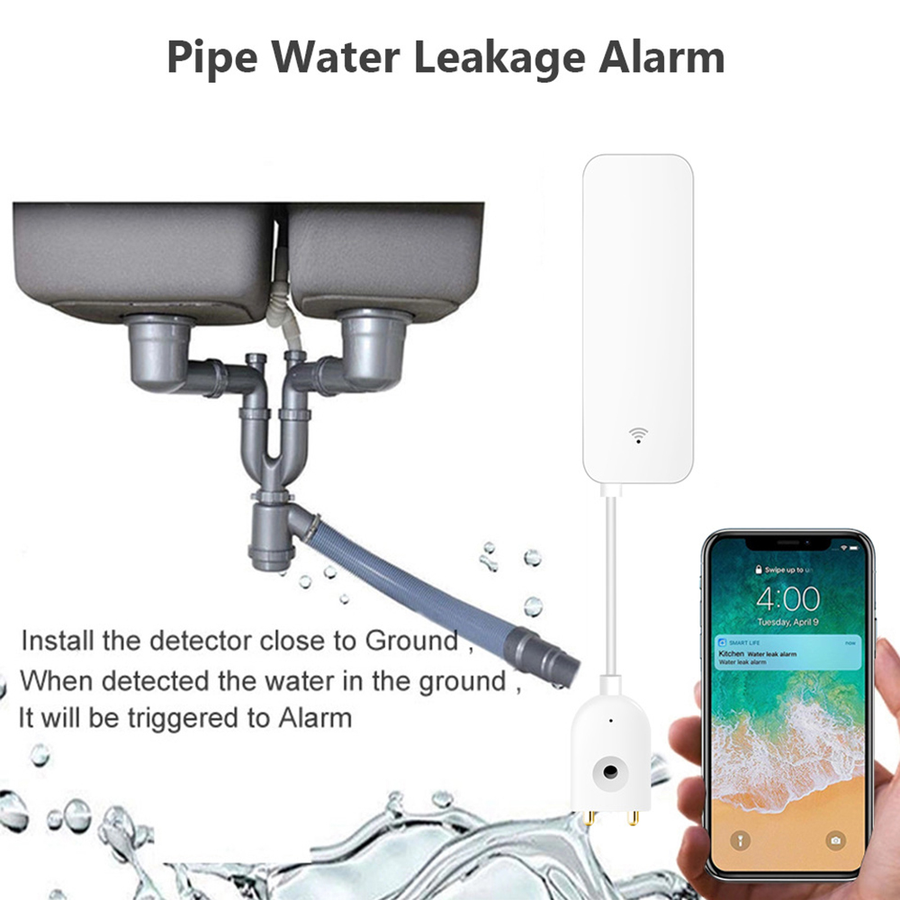 Tuya WiFi Water Leak Sensor, W – обзор и цена Home Security Gadgets