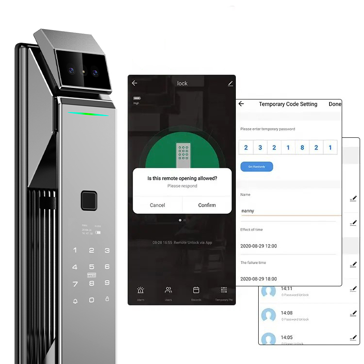 Face Smart Doorbell Lock Finge – обзор и цена Door Lock Smart Keypad