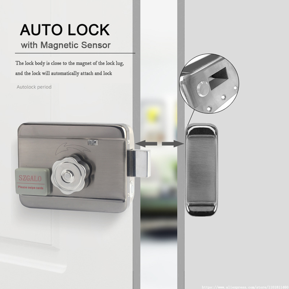 WiFi Control Electric Lock Gat – обзор и цена Home Security Ring System