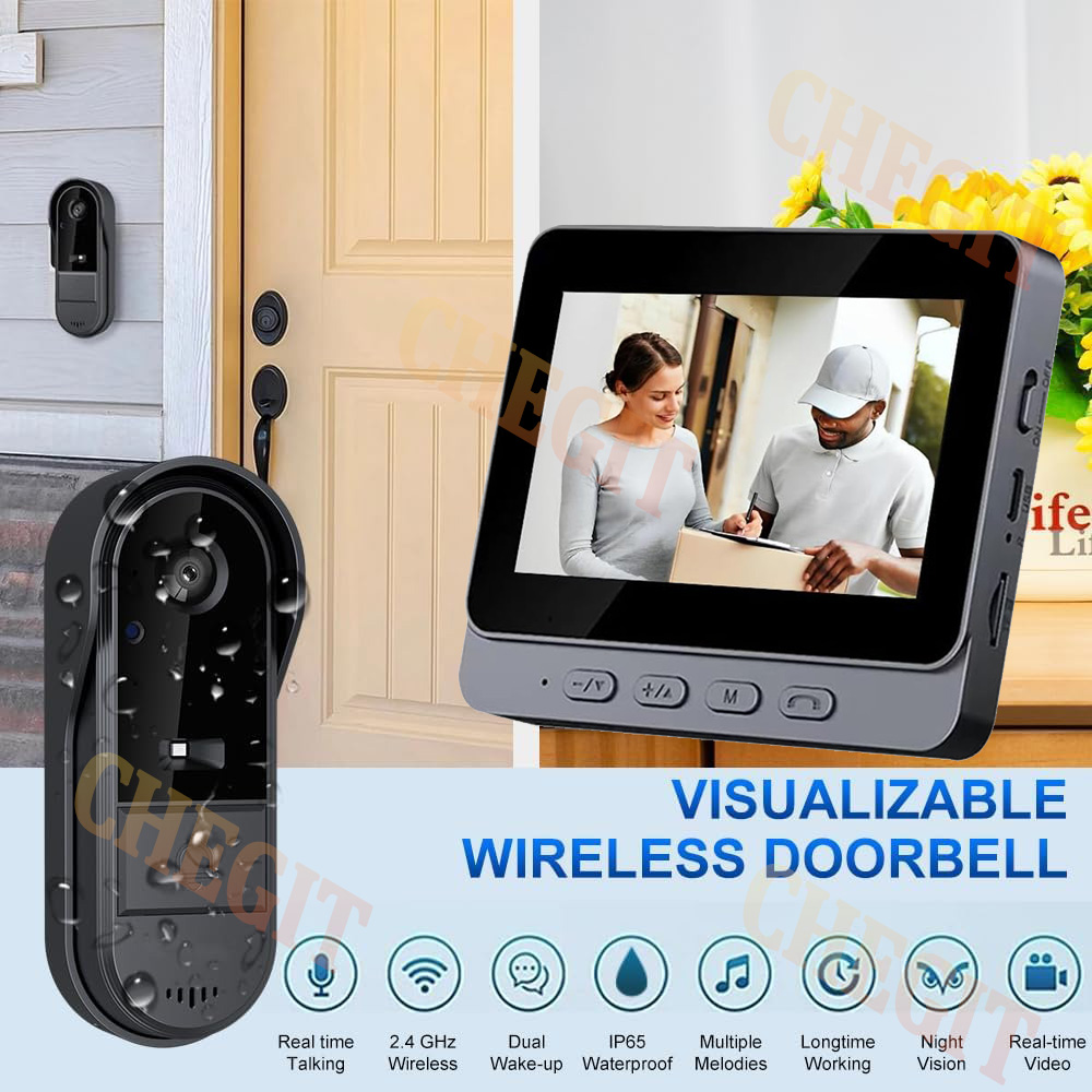 Wireless Wifi Doorbell Camera  – обзор и цена Home Security Bell