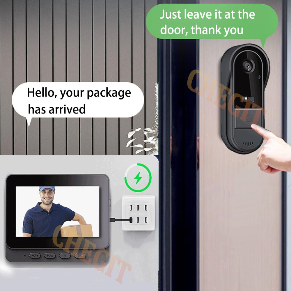 Wireless Wifi Doorbell Camera  – обзор и цена Home Security Bell