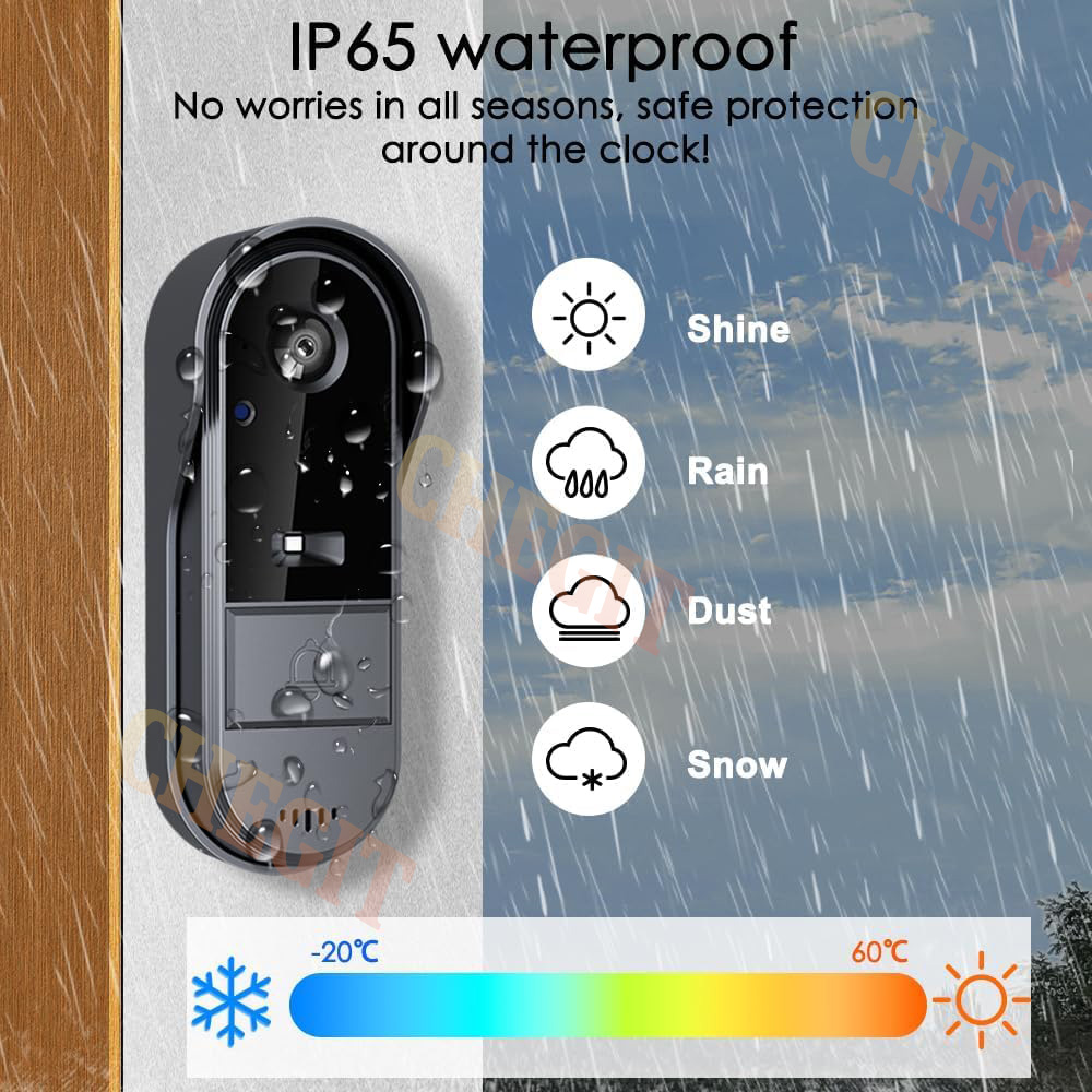 Wireless Wifi Doorbell Camera  – обзор и цена Home Security Bell