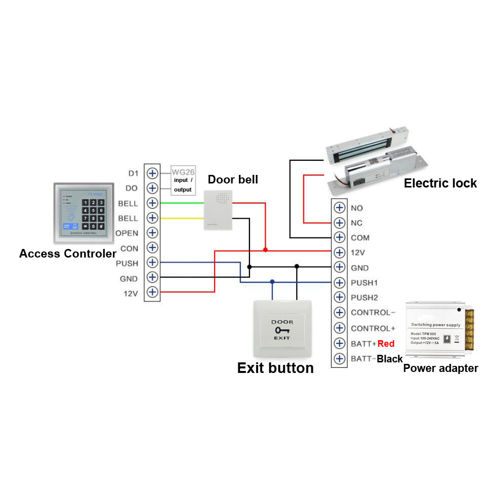 Wired Doorbell DC12V Access Co – обзор и цена Home Security Ring System