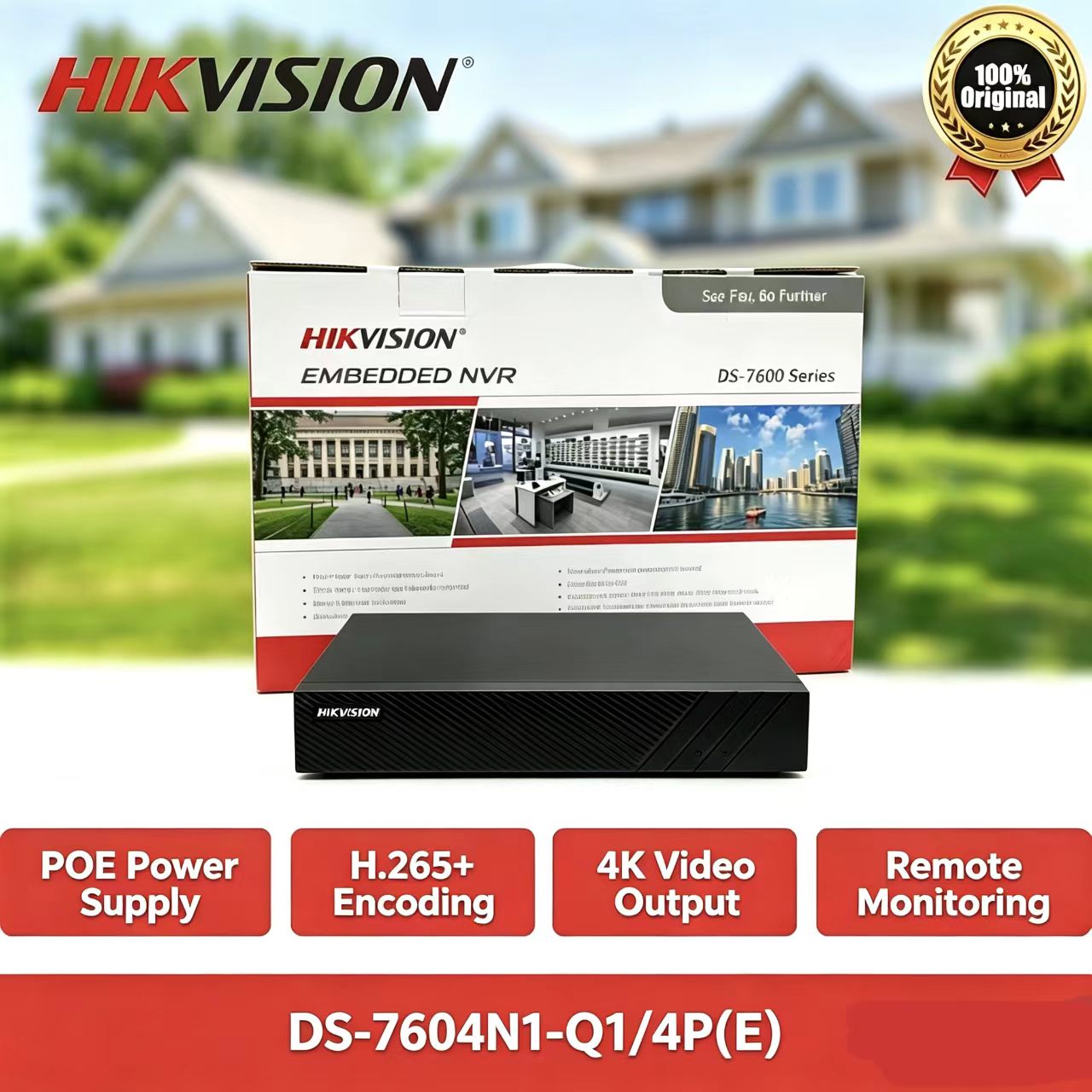 Hikvision DS-7604NI-Q1/4P(E) 4 – обзор и цена Home Security Network