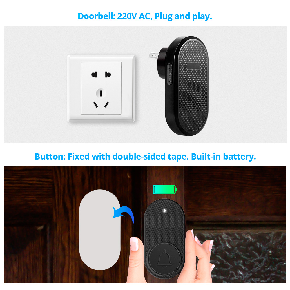 M558 Wireless Smart Doorbell W – обзор и цена Home Security Bell