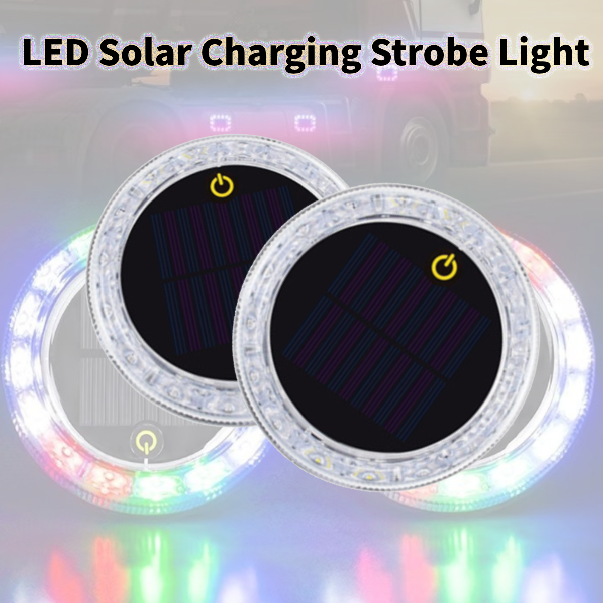 1/2x Car Wireless Strobe Touch – обзор и цена Solar Security Light