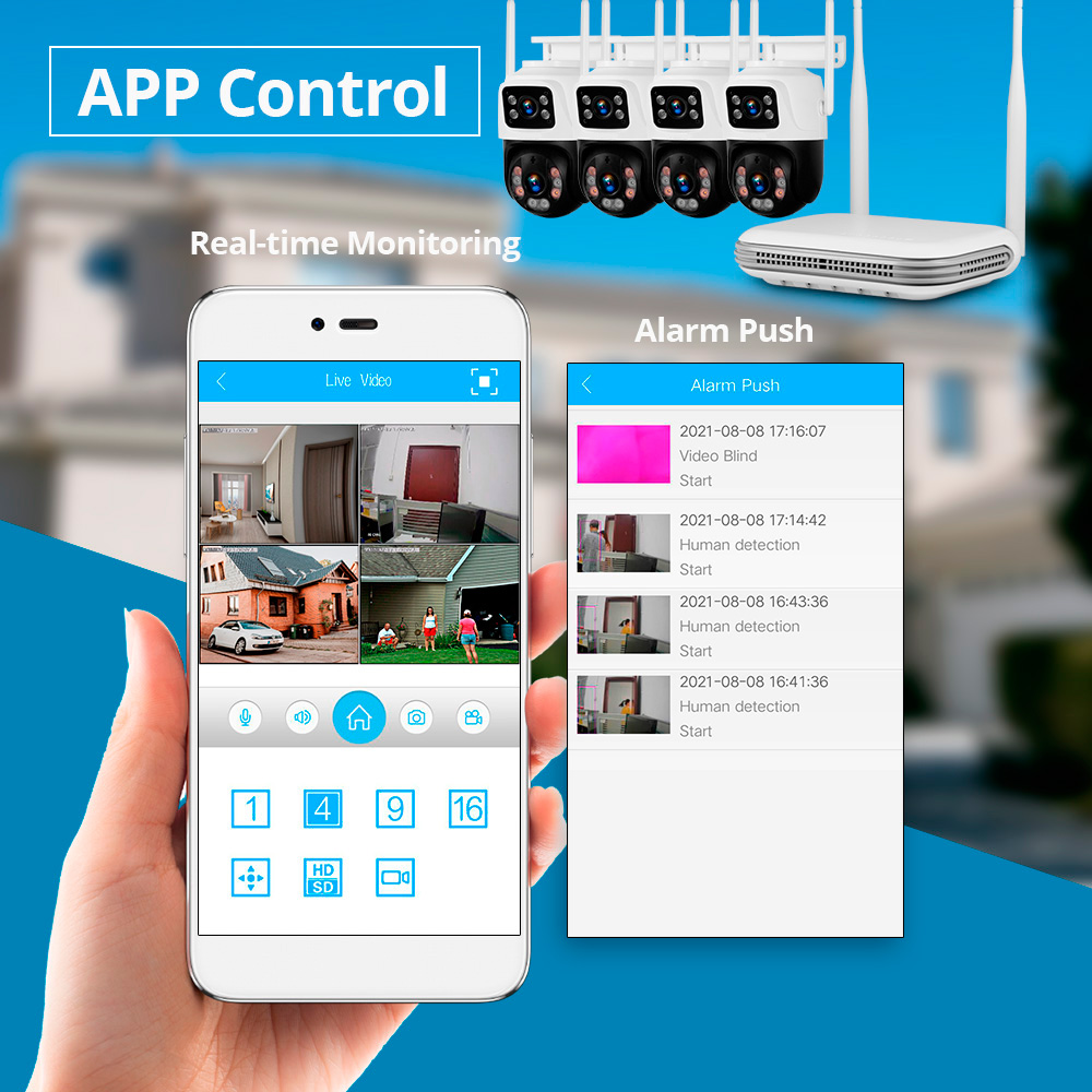 KERUI Waterproof 6MP HD Wirele – обзор и цена Home Security System Installation