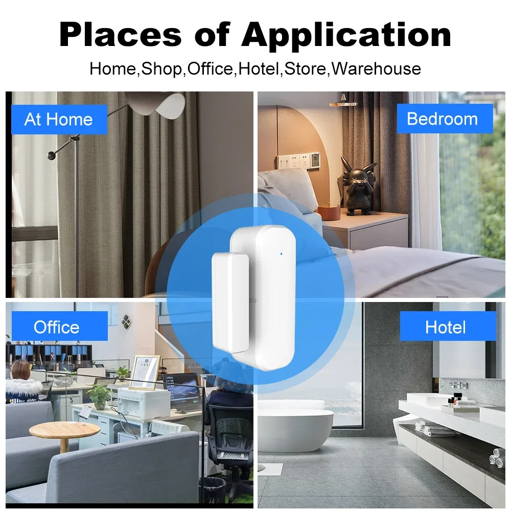 ZigBee Door Window Sensor Gate – обзор и цена Home Security Gadgets