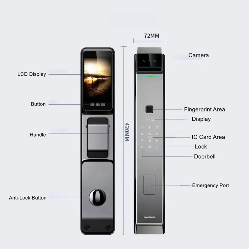 EGFirtor Tuya APP Face Recogni – обзор и цена Door Lock Smart Keypad