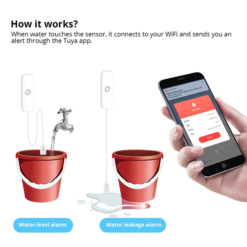 Tuya WiFi Water Leakage Alarm  – обзор и цена Home Security Gadgets