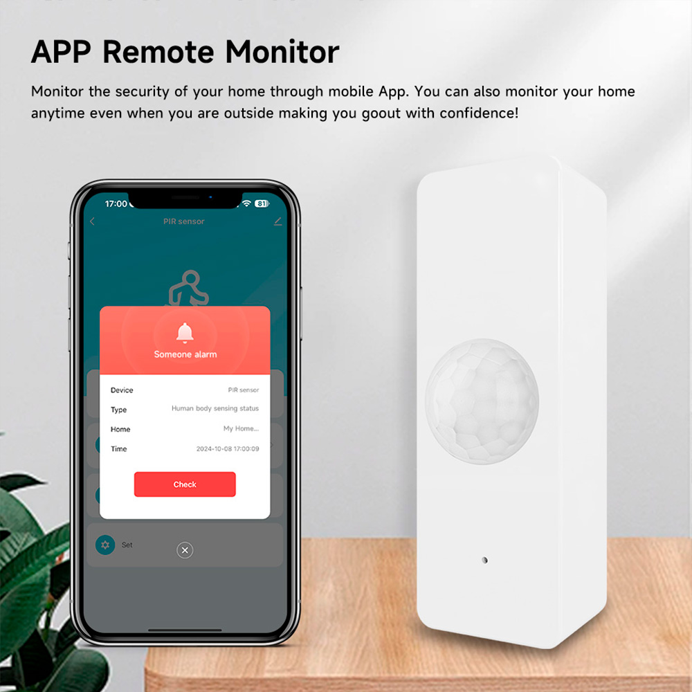 WiFi Smart PIR Motion Sensor T – обзор и цена Home Security Gadgets