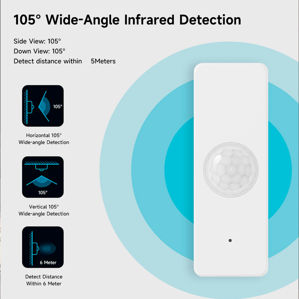 WiFi Smart PIR Motion Sensor T – обзор и цена Home Security Gadgets
