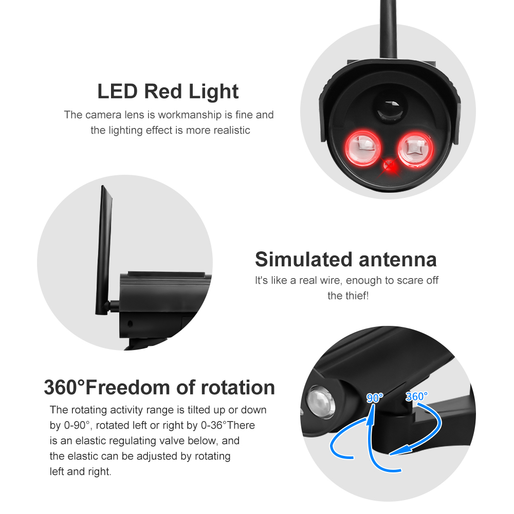 Outdoor Solar Simulation Camer – обзор и цена Home Security Outdoor Camera System