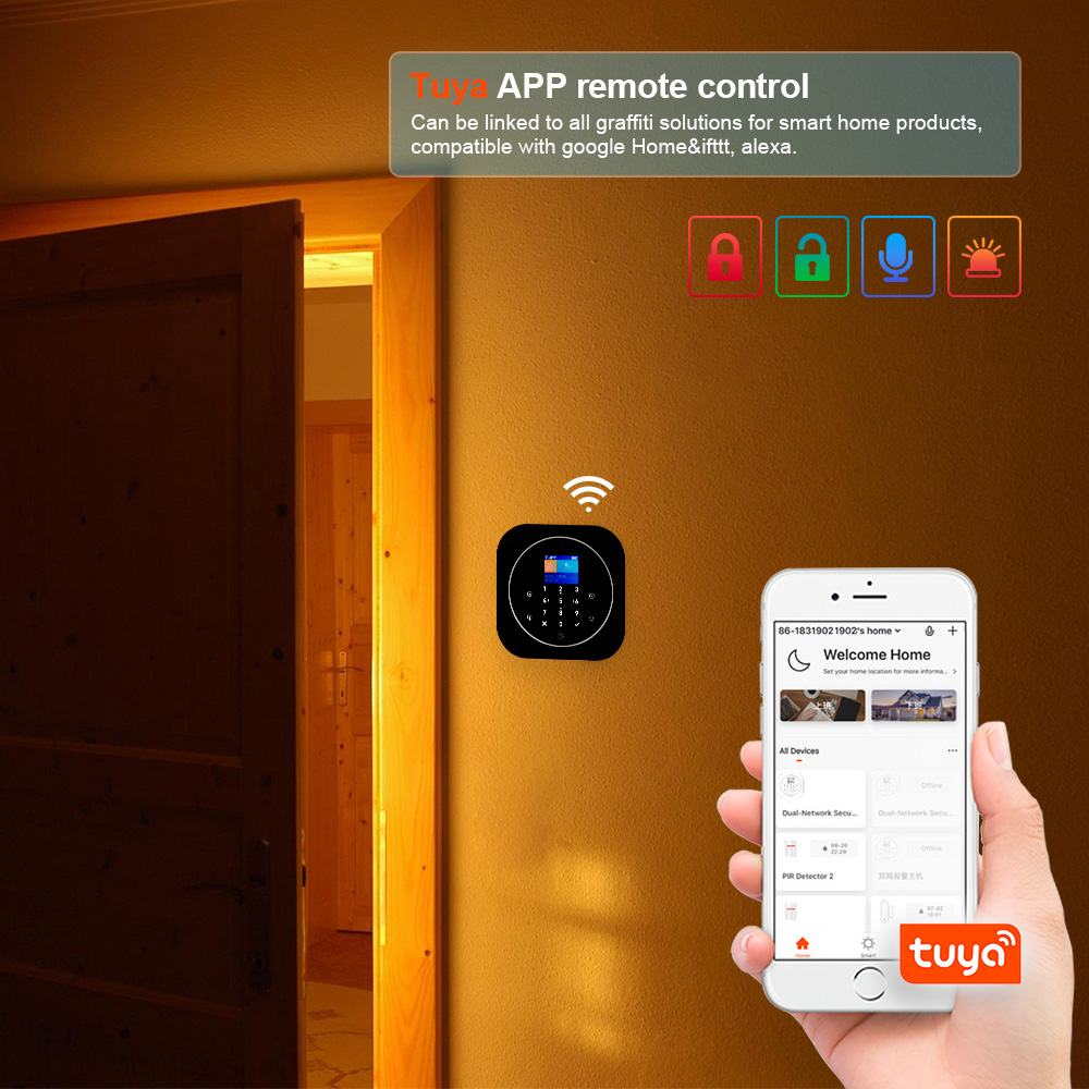 KERUI G12 Wireless Tuya Home A – обзор и цена Home Security System Installation