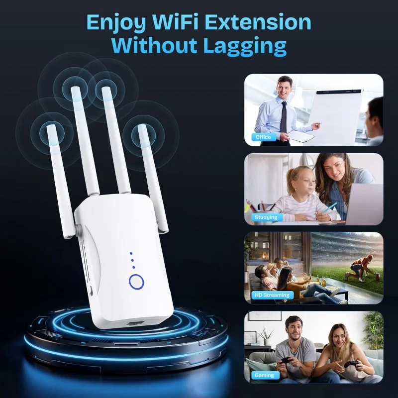1200Mbps Dual Band WiFi Repeat – обзор и цена Home Security Network