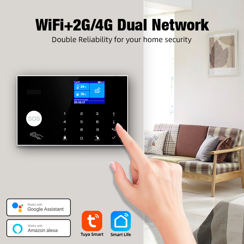 KERUI 4G Alarm with Doorbell R – обзор и цена Home Security Ring System