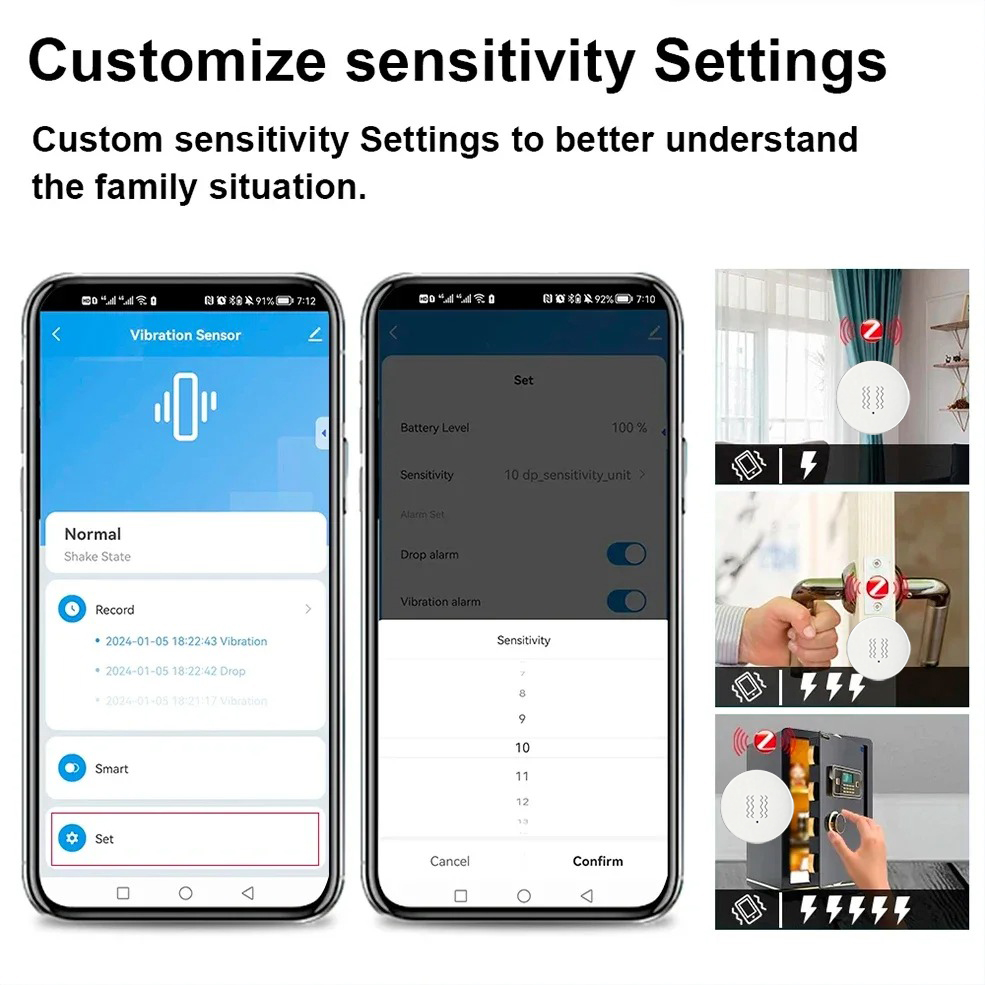 Tuya ZigBee Smart Vibration &  – обзор и цена Home Security Gadgets
