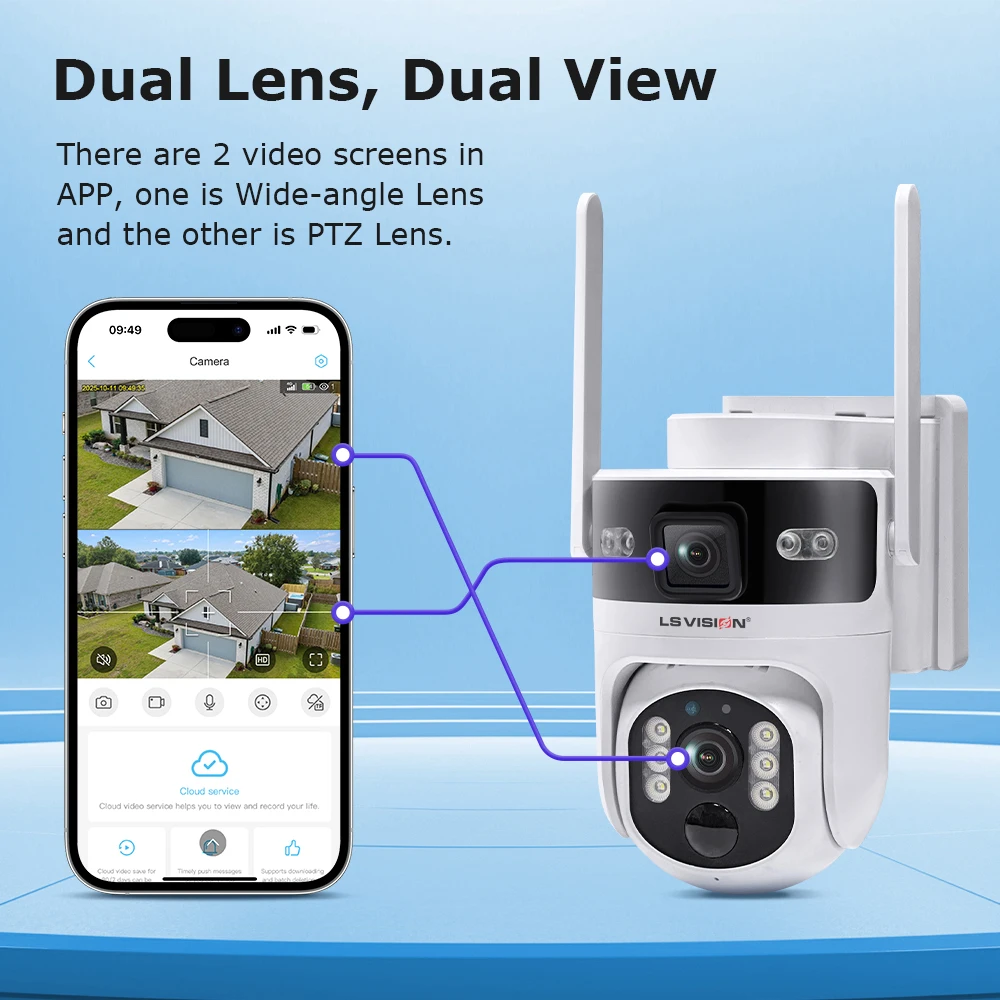 LS VISION Outdoor Surveillance – обзор и цена Home Security Outdoor Camera System