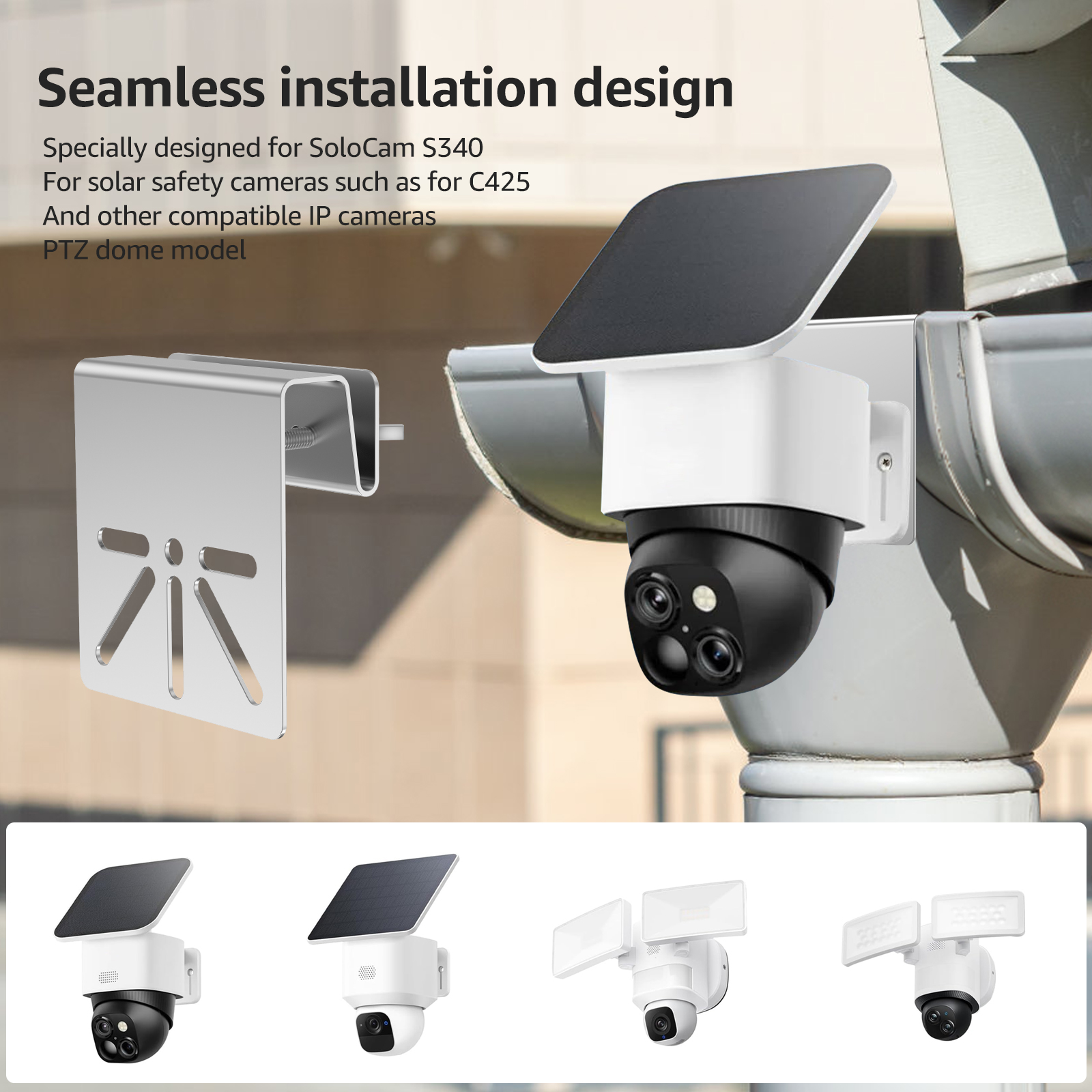 Metal Gutter Mount Bracket For – обзор и цена Home Security Eufy