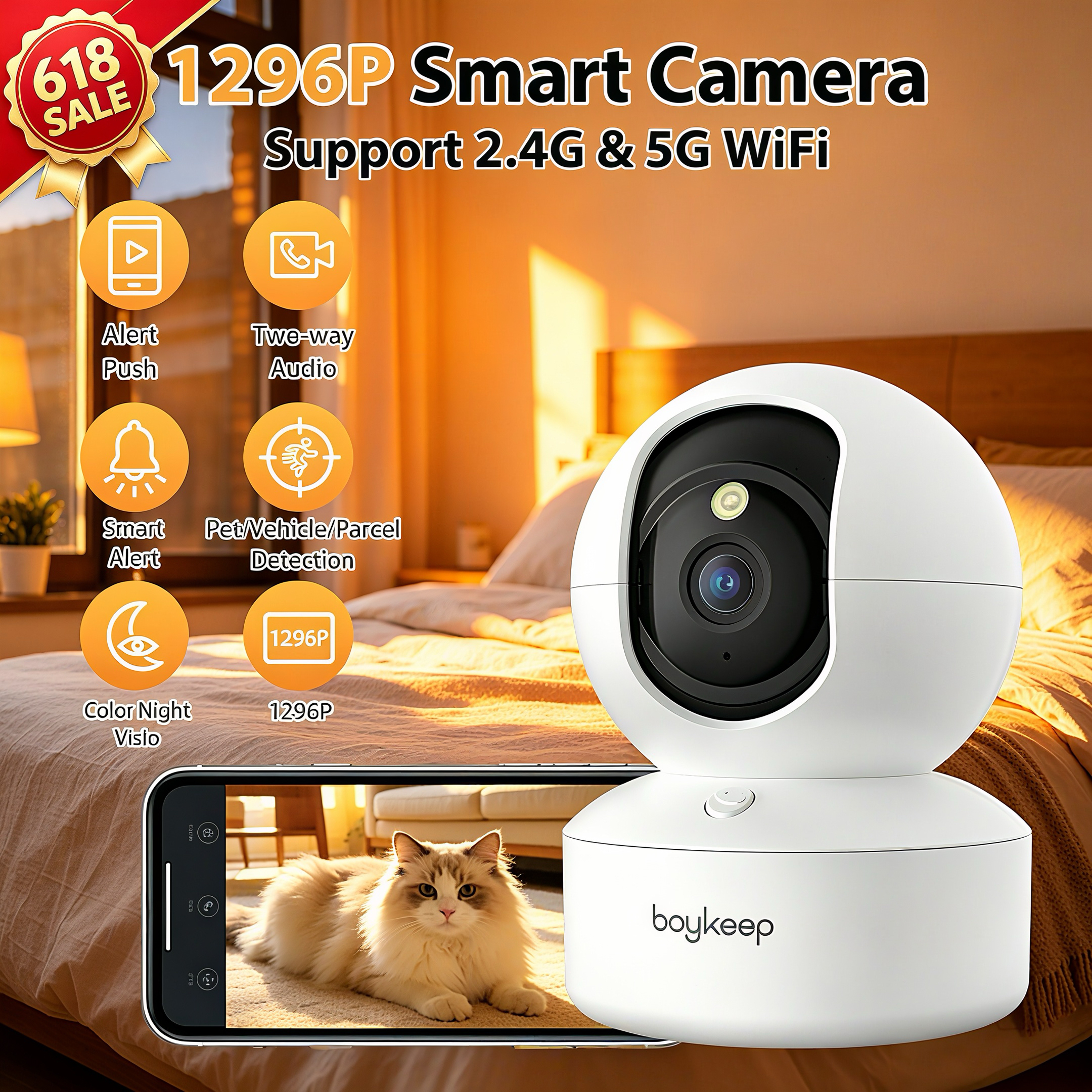 BoyKeep Smart Camera 2K Securi – обзор и цена Home Security Eufy